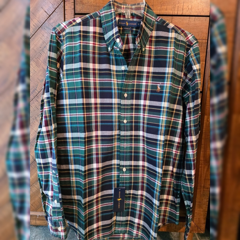 NWT! Polo Ralph Lauren Classic Fit Button down Sz. Medium